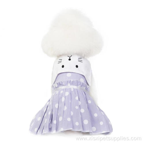 Multicolor high quality comfortable cute dog dress